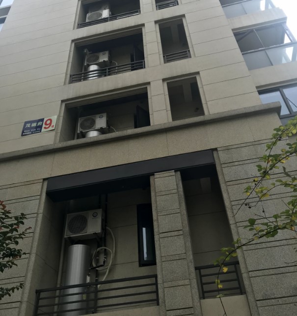 小区用明升mansion88空气能热水器