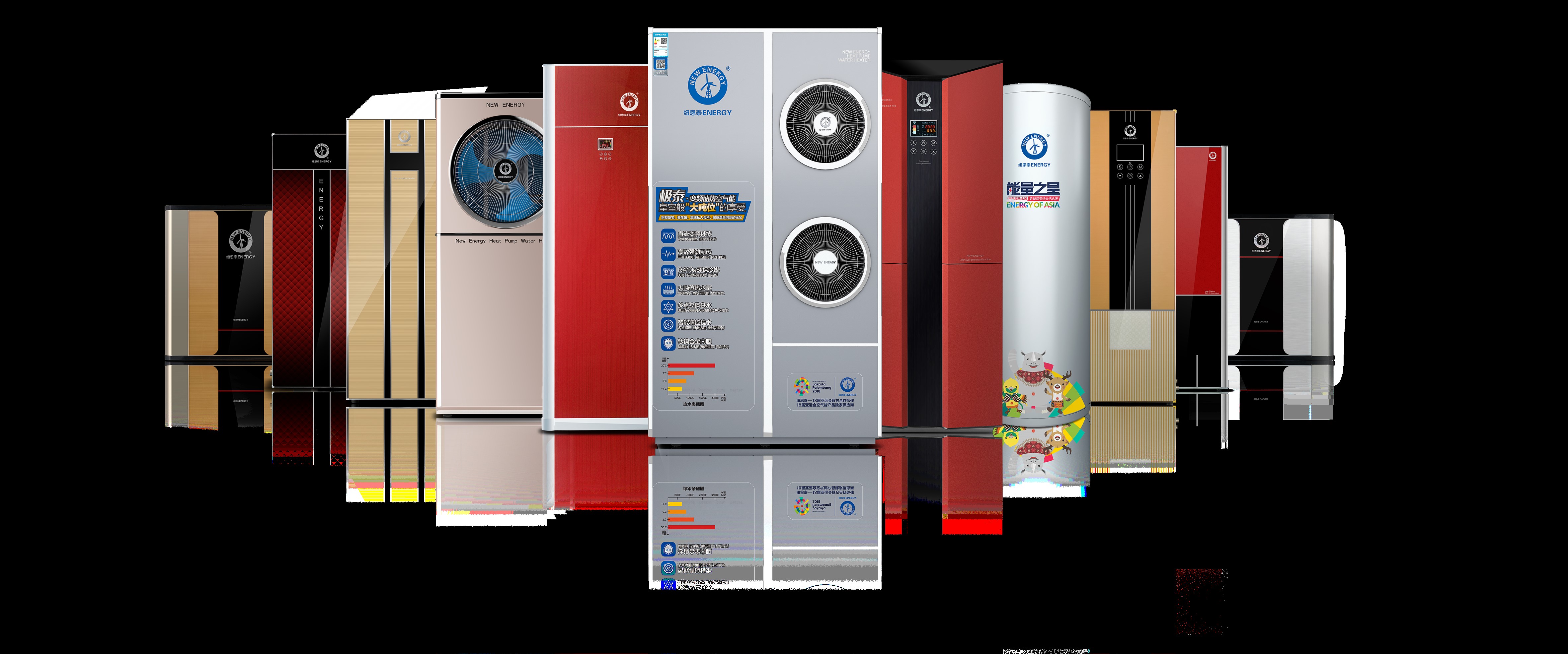 明升mansion88空气能热水器全系列